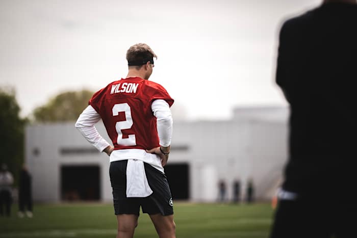 New York Jets QB Zach Wilson rookie minicamp